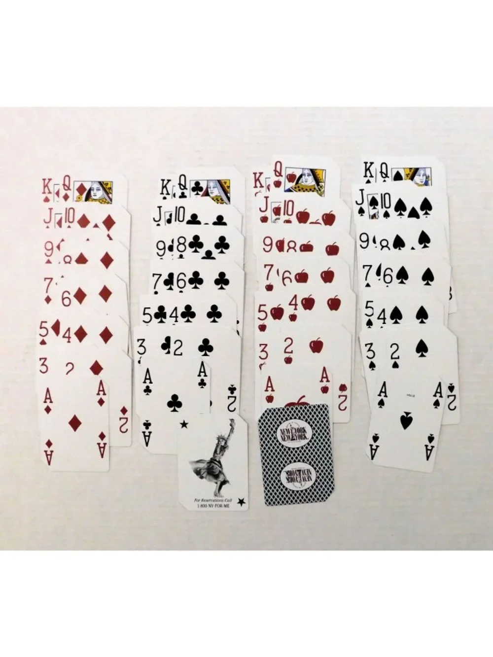 New York New York Hotel & Casino Las Vegas Playing Cards Used Actual Play Bee